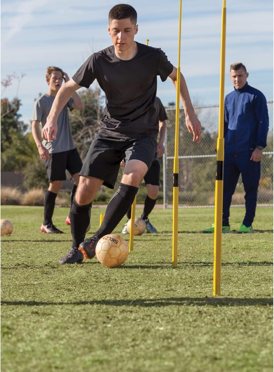 imageSKLZ Golden Touch Weighted Soccer Technique Training Ball Size 3 Weight 5