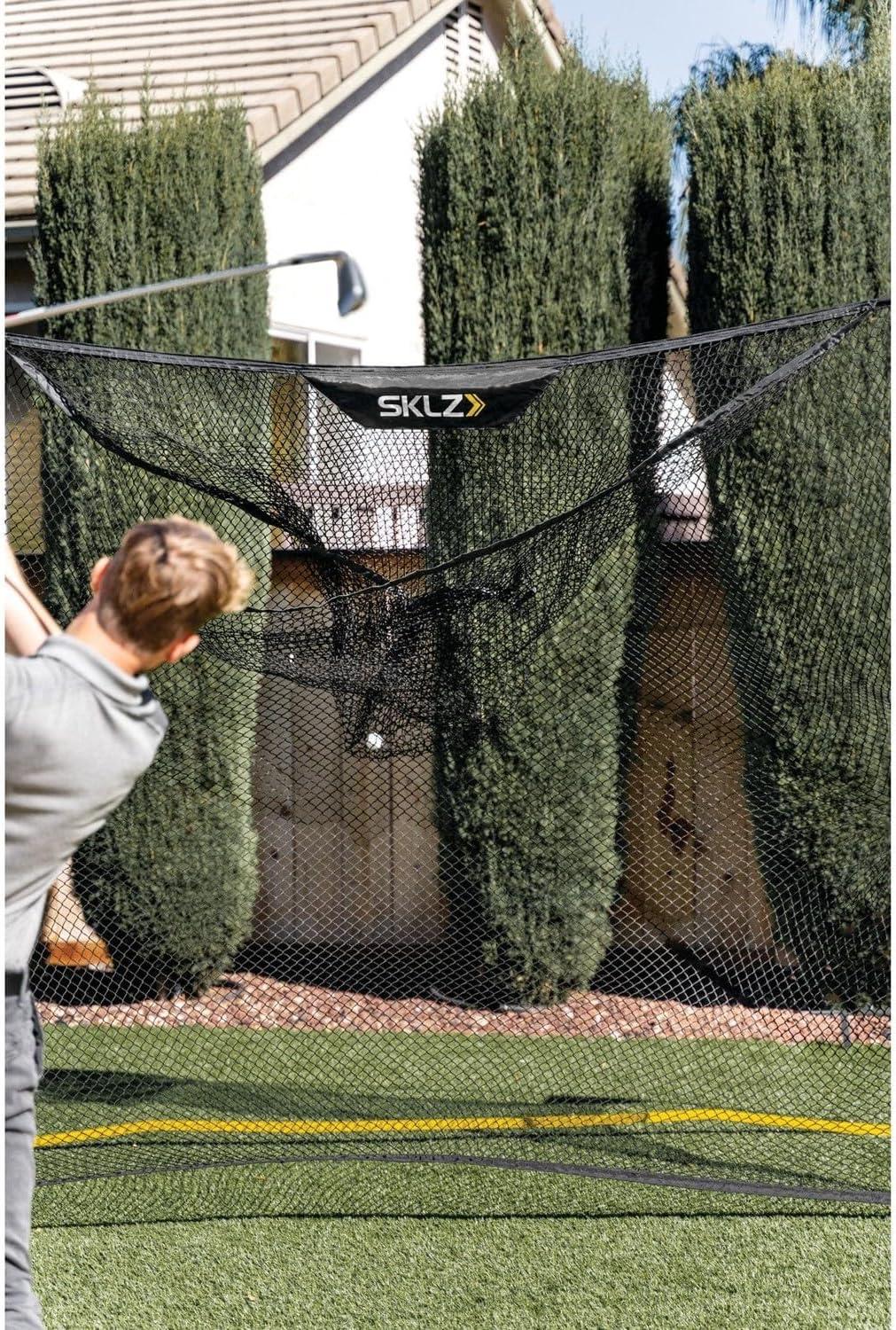 imageSKLZ Home Range Golf Net for Backyard Practice with Dual Net for Smooth Ball Return and Carry Bag