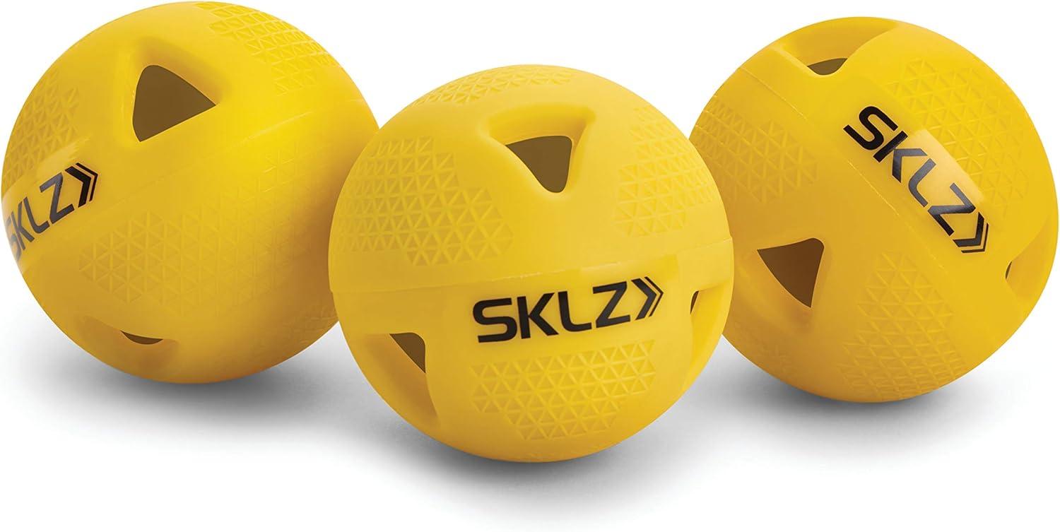imageSKLZ Premium Impact LimitedFlight Training Baseballs 6Pack Yellow