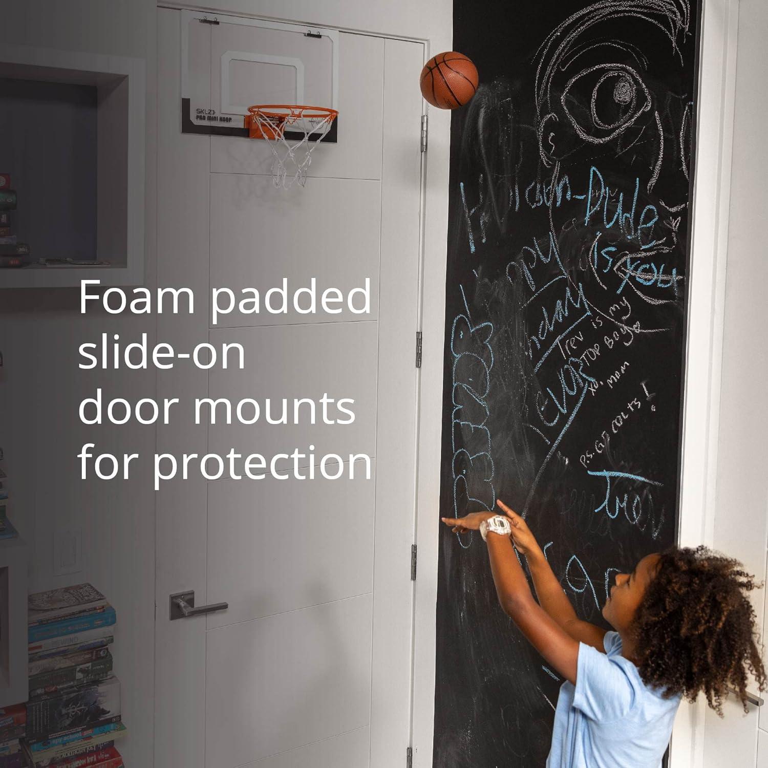 imageSKLZ Pro Mini Indoor Basketball Hoop Over The Door Portable Great For Home Dorms Offices and GiftsFlip Rim