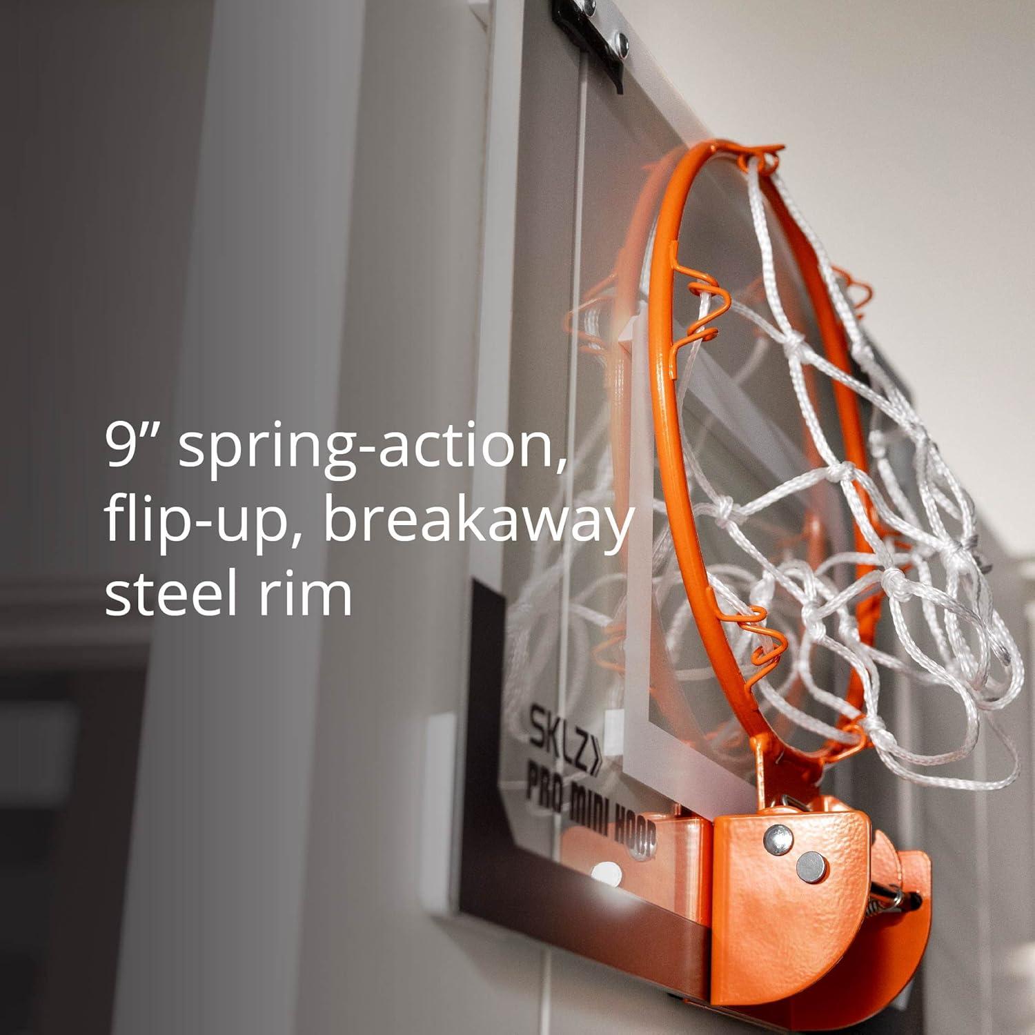 imageSKLZ Pro Mini Indoor Basketball Hoop Over The Door Portable Great For Home Dorms Offices and GiftsFlip Rim