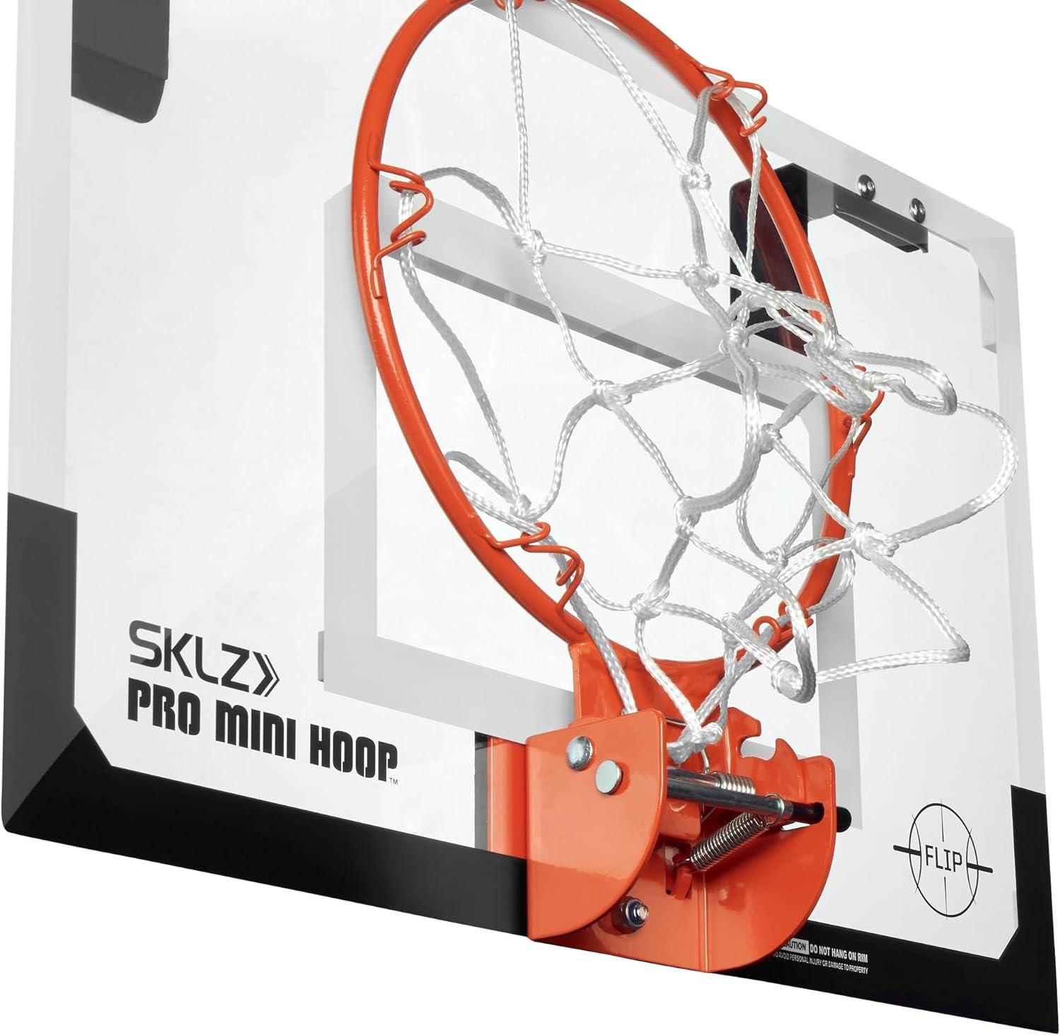 imageSKLZ Pro Mini Indoor Basketball Hoop Over The Door Portable Great For Home Dorms Offices and GiftsFlip Rim