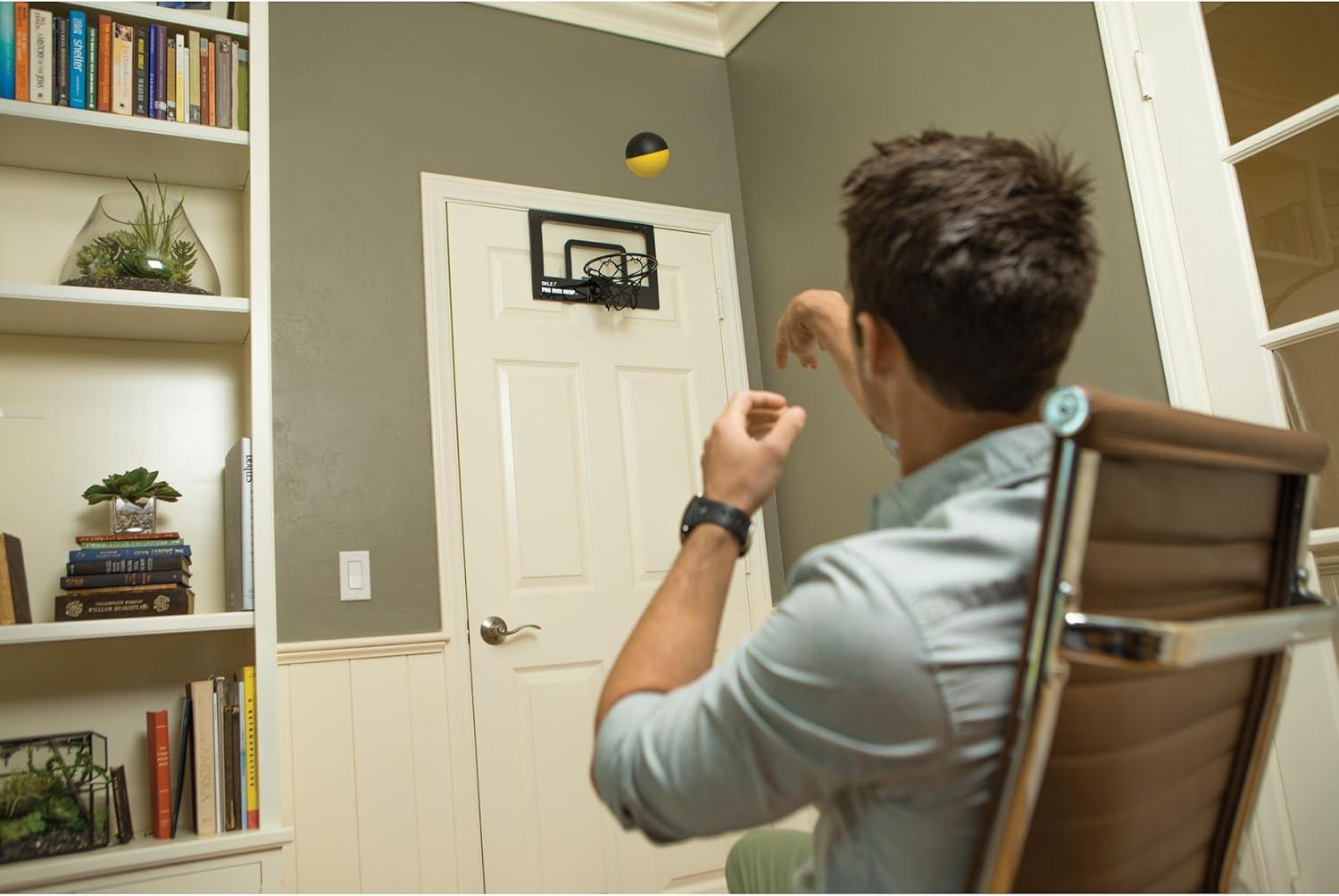 imageSKLZ Pro Mini Indoor Basketball Hoop Over The Door Portable Great For Home Dorms Offices and GiftsMicro