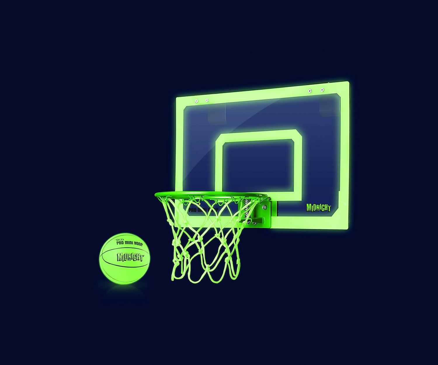 imageSKLZ Pro Mini Indoor Basketball Hoop Over The Door Portable Great For Home Dorms Offices and GiftsMidnight