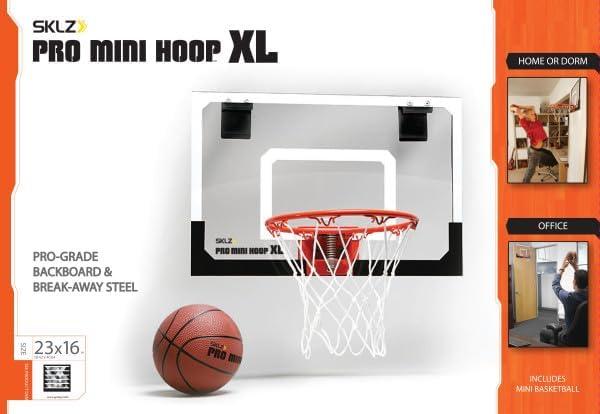 imageSKLZ Pro Mini Indoor Basketball Hoop Over The Door Portable Great For Home Dorms Offices and GiftsXL