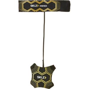 SKLZ Star-Kick Solo Soccer Trainer | Hands-Free Kicking and Passing Practice | Adjustable Cord and Waistband | Multiple Ball Sizes | Youth Players |Perfect for Enhancing Ball Control Skills(Black)