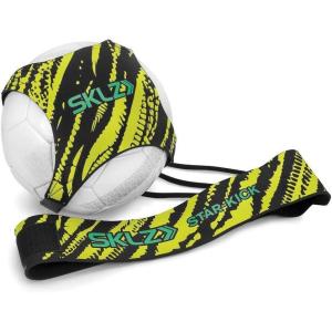 SKLZ Star-Kick Solo Soccer Trainer | Hands-Free Kicking and Passing Practice | Adjustable Cord and Waistband | Multiple Ball Sizes | Youth Players |Perfect for Enhancing Ball Control Skills(Neon)