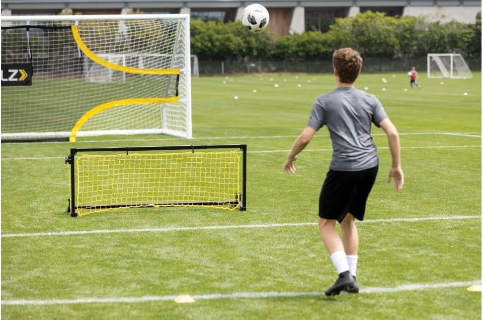 imageSKLZ Adjustable Soccer Trainer Pro Rebounder 6 x 25 FeetBlack