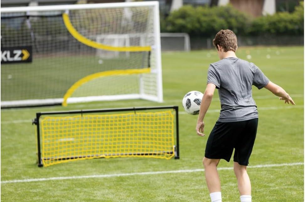 imageSKLZ Adjustable Soccer Trainer Pro Rebounder 6 x 25 FeetBlack