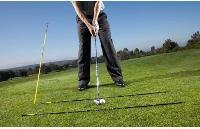 imageSKLZ Golf Alignment Sticks Training Aid with 3 Sticks