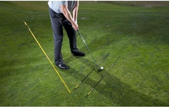 imageSKLZ Golf Alignment Sticks Training Aid with 3 Sticks