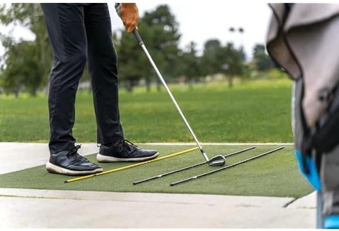 imageSKLZ Golf Alignment Sticks Training Aid with 3 Sticks