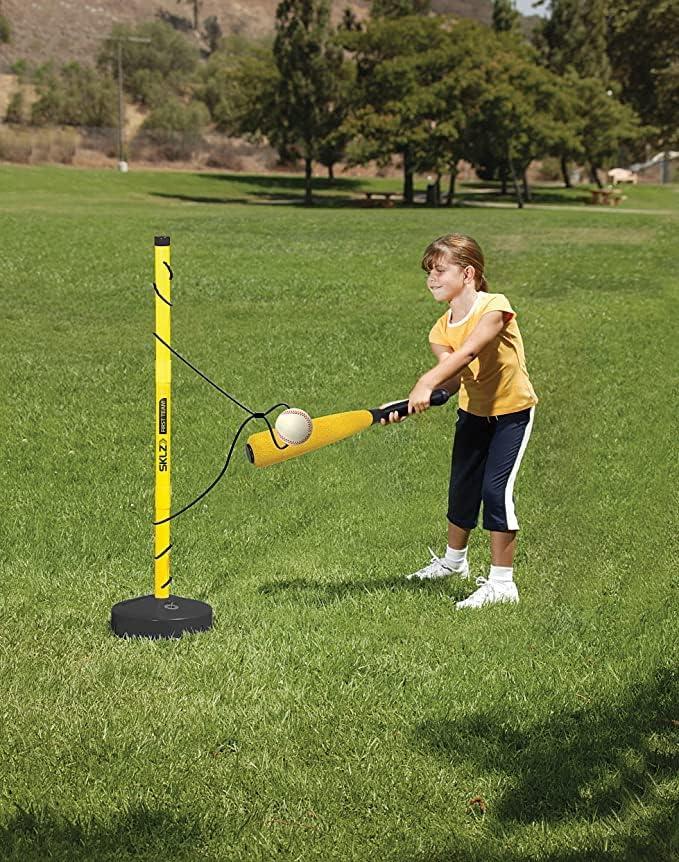imageSKLZ HitAWay Junior Youth Batting Swing Trainer for Baseball or TBall Yellow