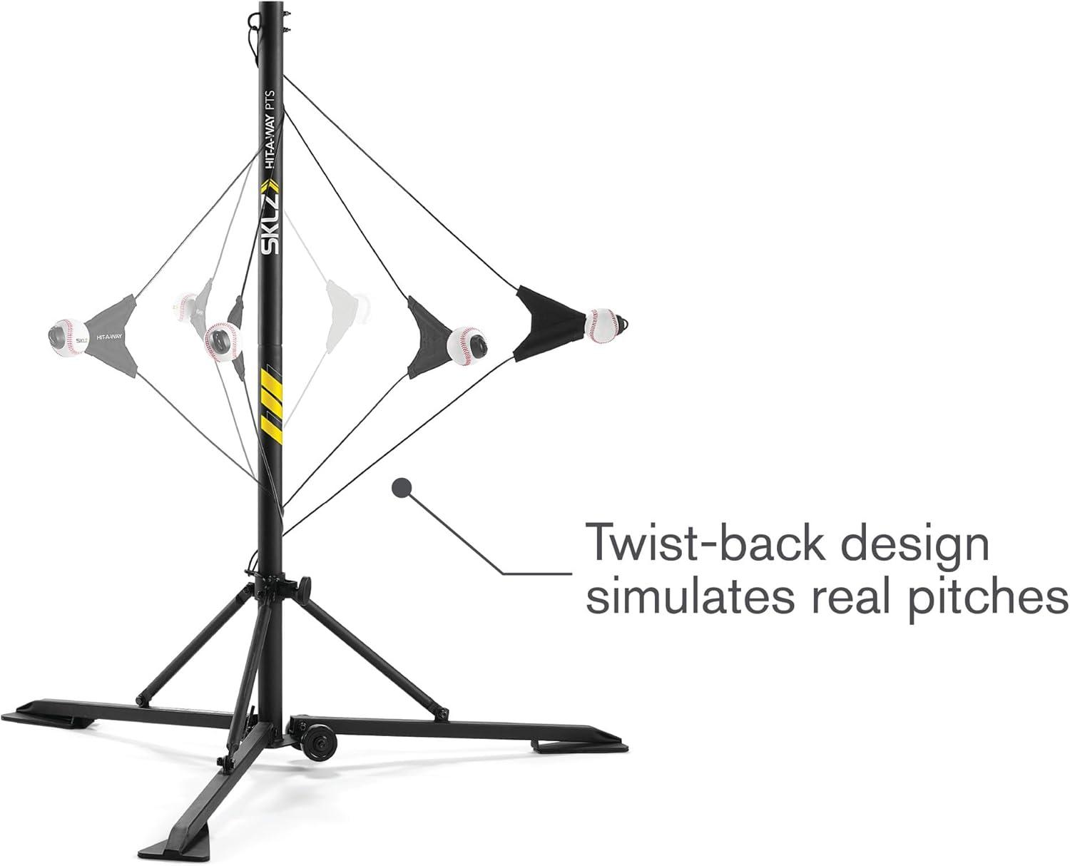 imageSKLZ HitAWay Portable Baseball TrainingStation Swing Trainer with StandHitAWay