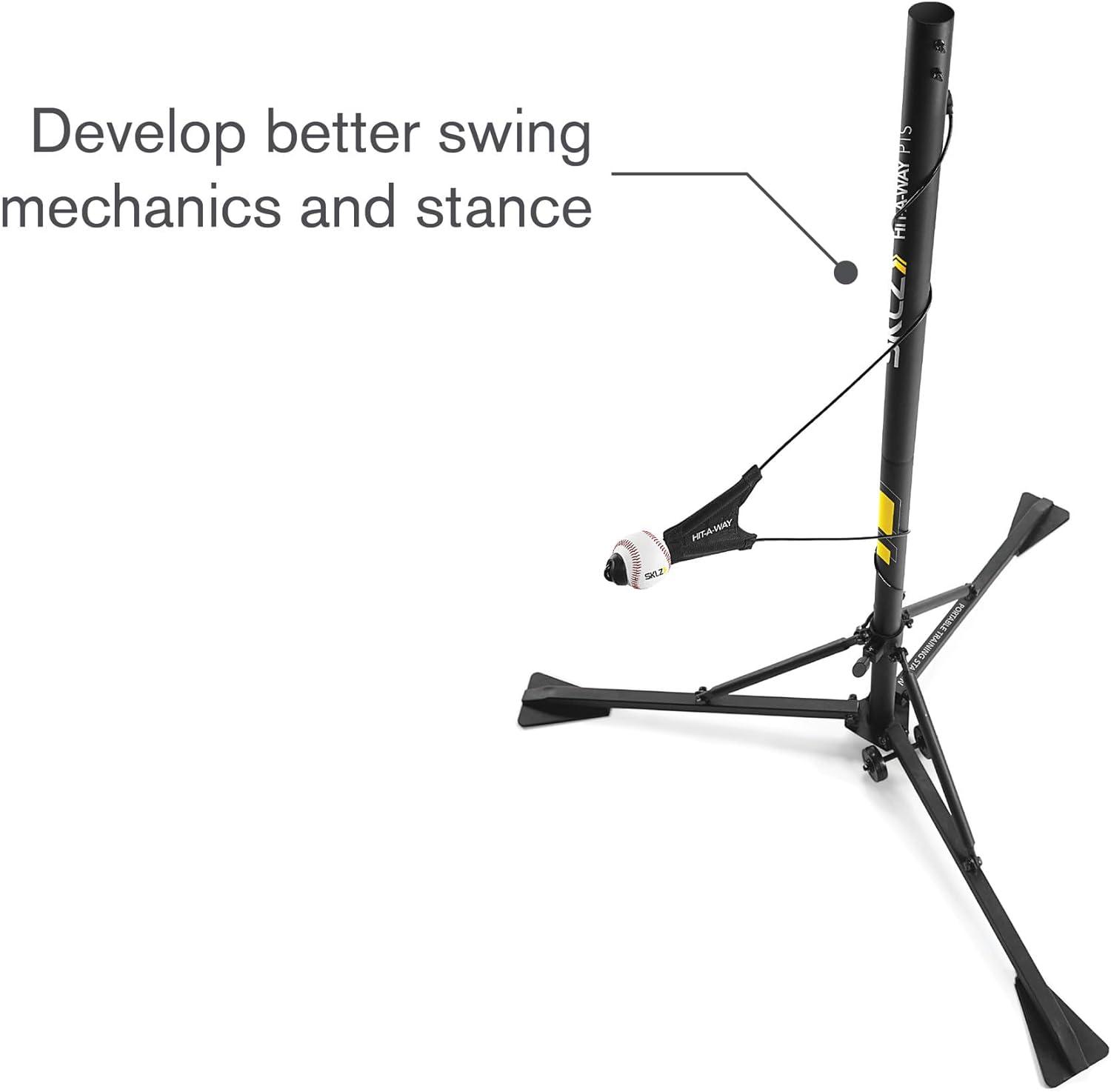imageSKLZ HitAWay Portable Baseball TrainingStation Swing Trainer with StandHitAWay