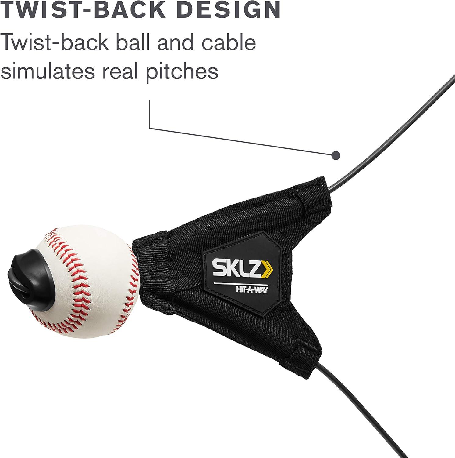 imageSKLZ HitAWay Portable Baseball TrainingStation Swing Trainer with StandHitAWay Select
