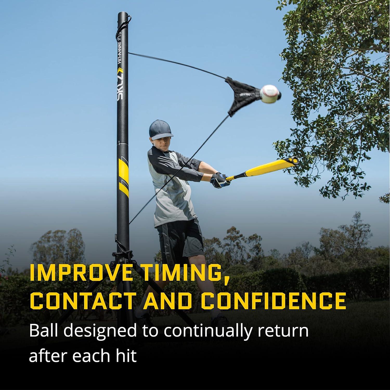 imageSKLZ HitAWay Portable Baseball TrainingStation Swing Trainer with StandHitAWay Select