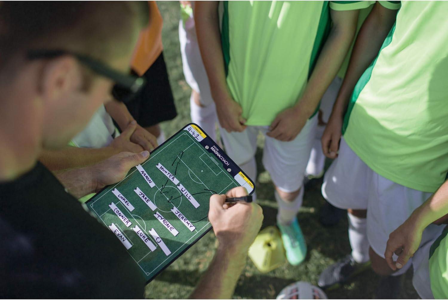imageSKLZ MagnaCoach MagneticDry Erase Soccer Coaching BoardGreen