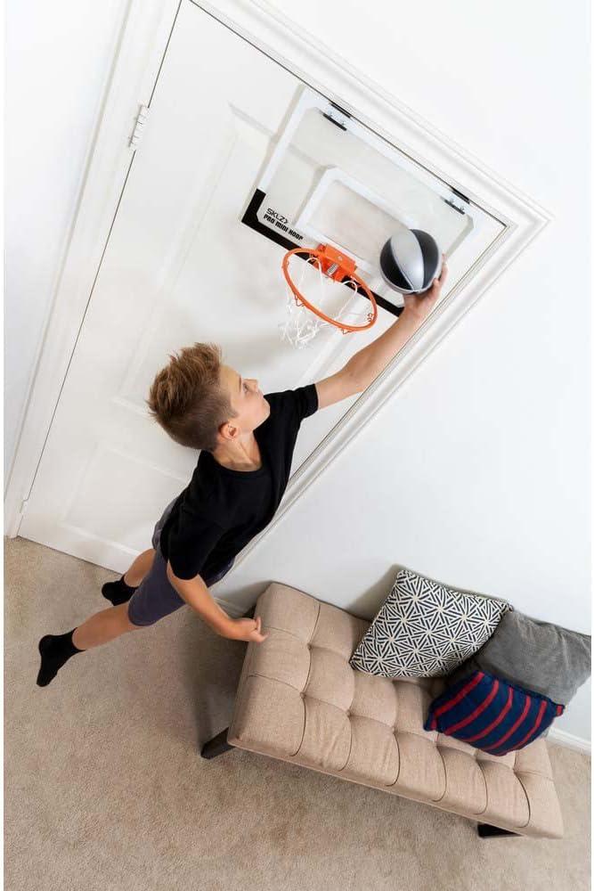 imageSKLZ Pro Mini Hoop 5Inch Foam BasketballBlackSilver
