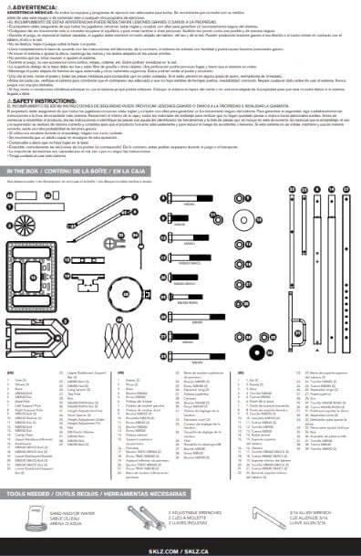 imageSKLZ Pro Mini Hoop Outdoor Basketball System with AdjustableHeight Pole and 7Inch Ball HP08000