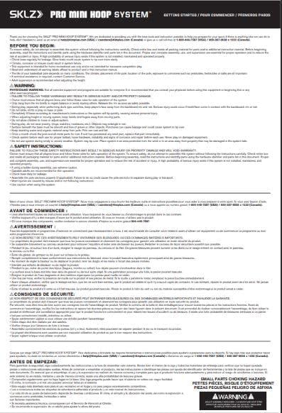 imageSKLZ Pro Mini Hoop Outdoor Basketball System with AdjustableHeight Pole and 7Inch Ball HP08000