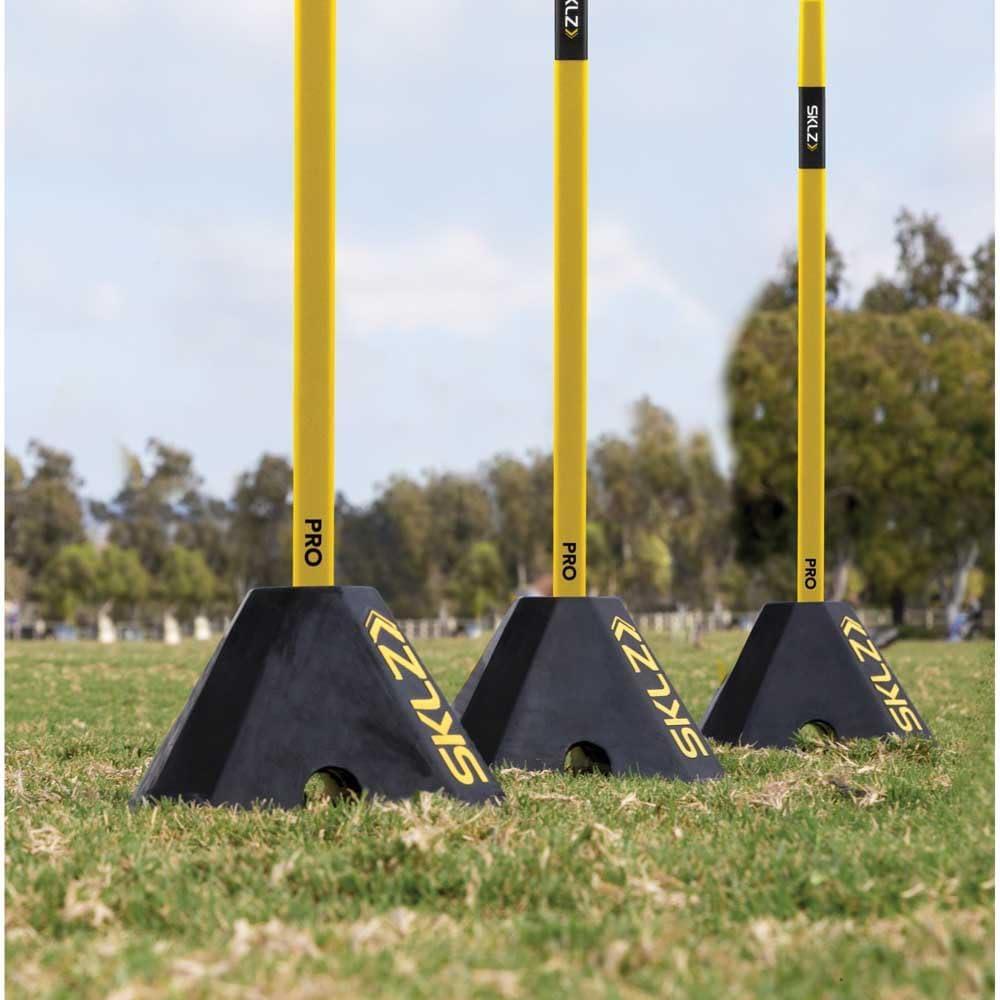 imageSKLZ Pro Training Telescoping Agility Poles for Soccer Drills and Training Set of 8Yellow