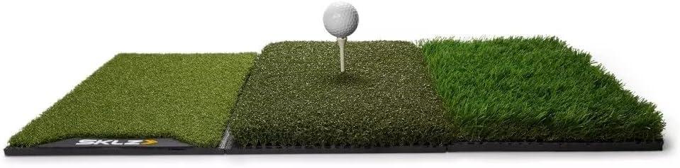 imageSKLZ Pure Practice Golf Mat Training Aid for Backyard Driving and Chipping