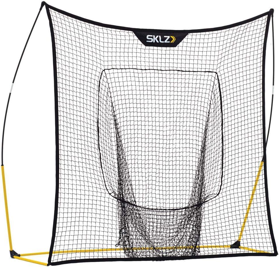imageSKLZ Quickster Portable Baseball Hitting Net for Baseball and Softball8x8 Foot with Vault