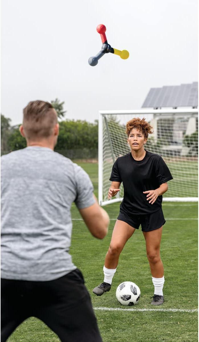 imageSKLZ Reactive Catch Trainer for Improving HandEye Coordination ampamp Speed Grey Yellow Red