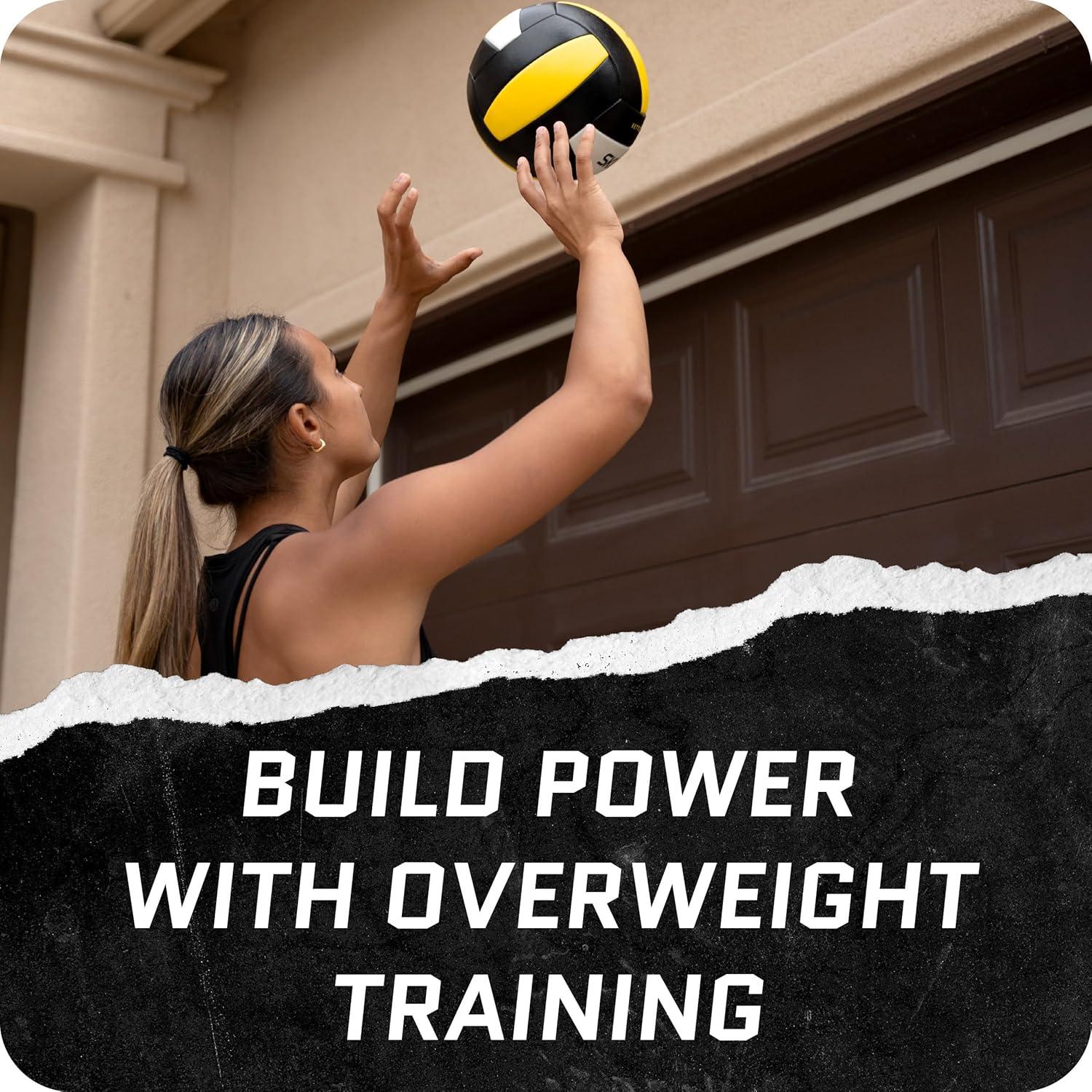 imageSKLZ Setting Trainer for IndoorOutdoor Volleyball Setting Training Weighted Ball