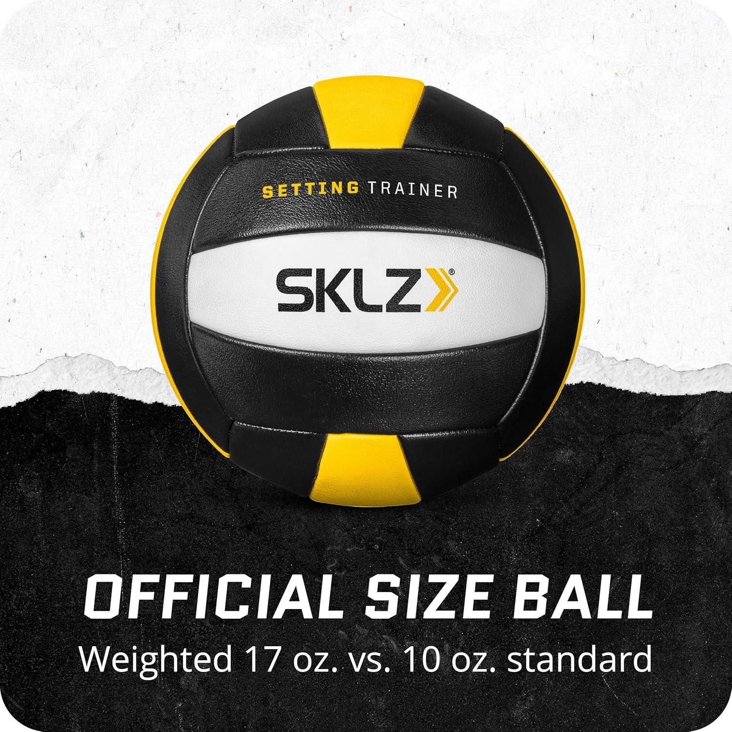 imageSKLZ Setting Trainer for IndoorOutdoor Volleyball Setting Training Weighted Ball