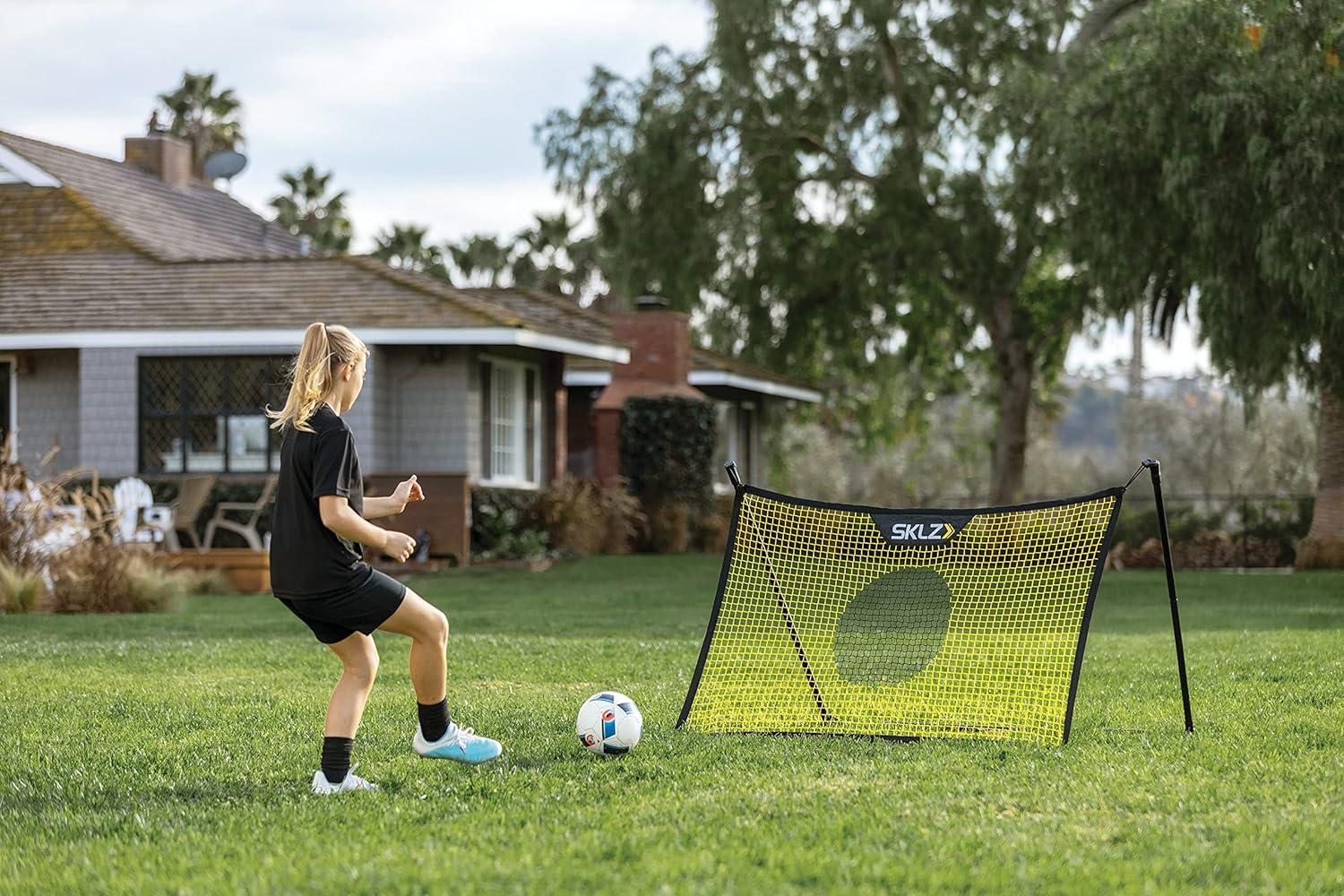 imageSKLZ Solo Soccer Net Trainer and Rebounder with Carry Bag