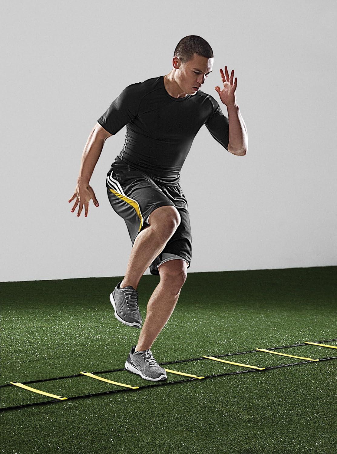 imageSKLZ Speed and Agility Ladder Training Equipment for Athletes Improve Coordination Footwork and Quickness Ideal for Soccer Football and Fitness WorkoutsQuick Ladder 15Feet