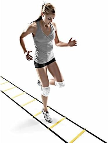 imageSKLZ Speed and Agility Ladder Training Equipment for Athletes Improve Coordination Footwork and Quickness Ideal for Soccer Football and Fitness WorkoutsQuick Ladder 15Feet