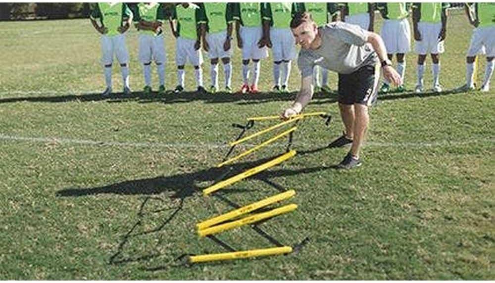 imageSKLZ Speed and Agility Ladder Training Equipment for Athletes Improve Coordination Footwork and Quickness Ideal for Soccer Football and Fitness WorkoutsSpeed Agility Ladder 10Feet