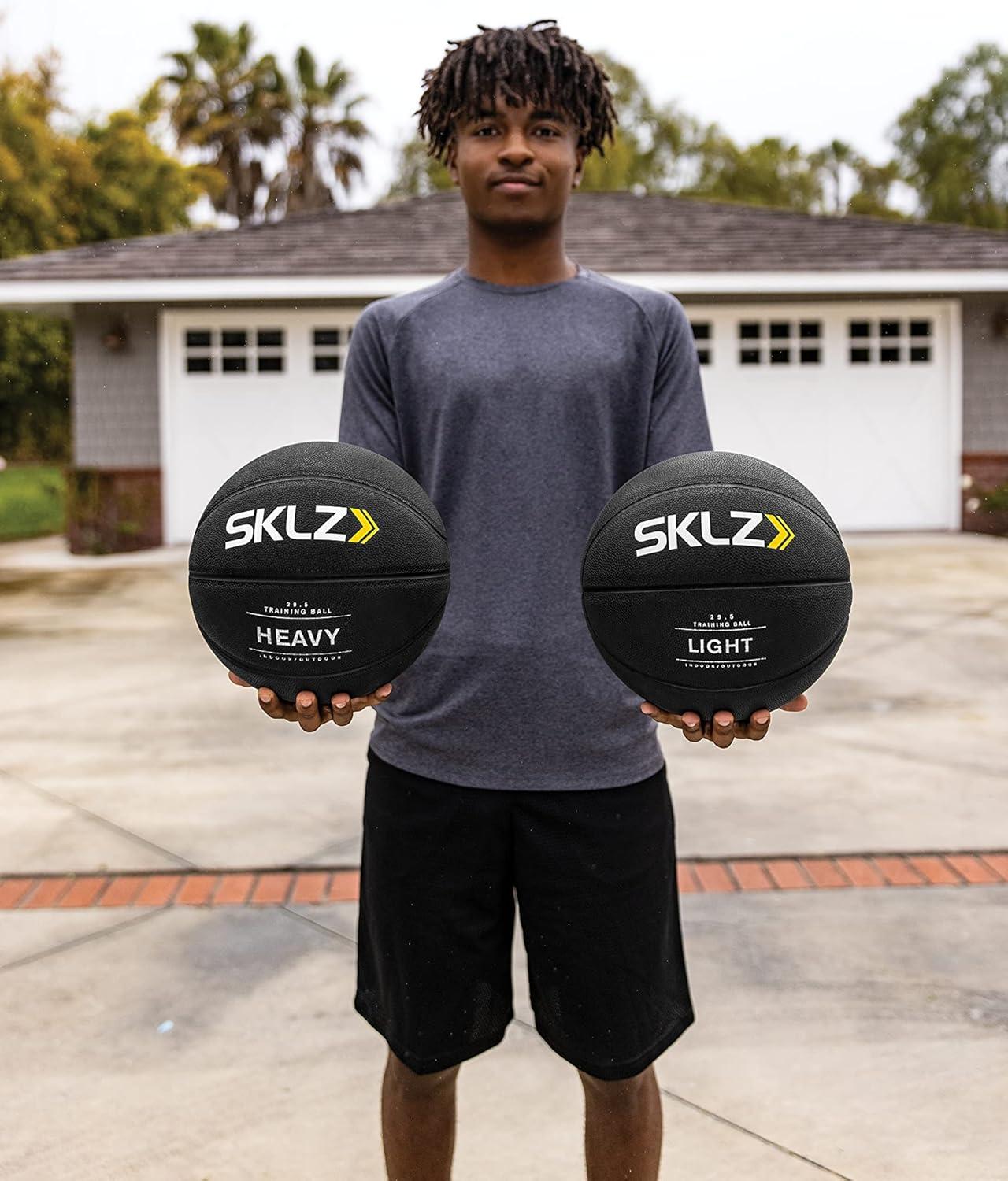 imageSKLZ Weighted Training Basketball to Improve Dribbling Passing and Ball Control Great for All AgesLight