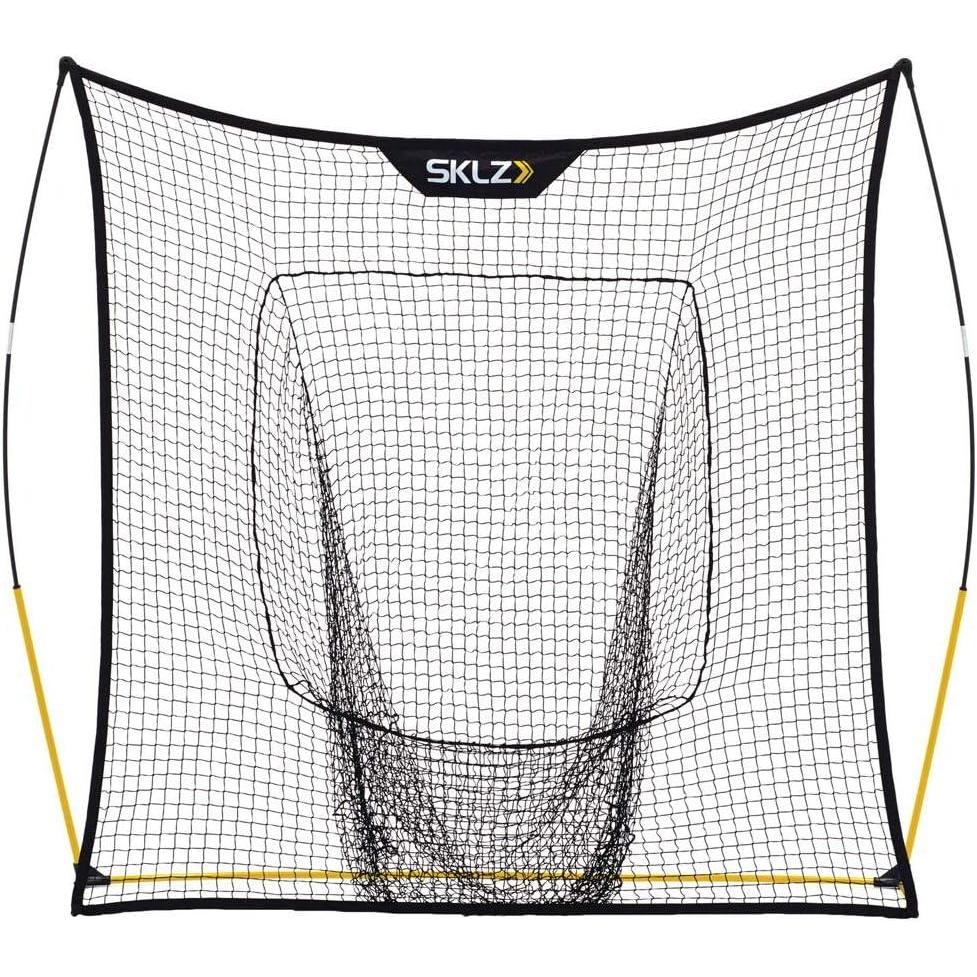 imageSKLZ Quickster Portable Baseball Hitting Net for Baseball and Softball8x8 Foot with Vault