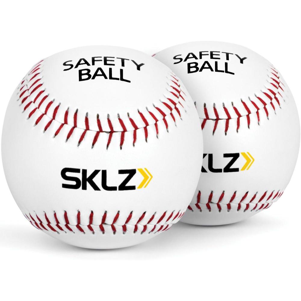 imageSKLZ Soft Cushioned Safety Baseballs 2 Pack White Pearl