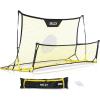 imageSKLZ Quickster Soccer Trainer  DualSided Rebounder for Solo Passing Receiving Trapping Practice  Large ampamp Small Rebound Net  Weather Resistant  Adjustable Frame Metal Stakes ampamp Carry BagSoccer Trainer