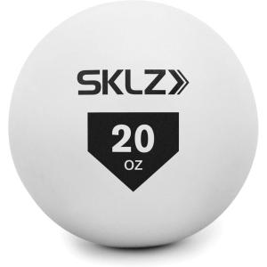 SKLZ Contact Ball Baseball and Softball Batting Training Ball, 20 Ounce,White(20 Oz)