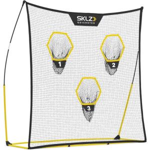 SKLZ Quickster Football Net: Portable, Durable Training Goal for Football Practice – Easy Setup, Stable Design, Ideal for Improving Passing and Kicking Accuracy and Skill Development(QUICKSTER QUARTERBACK TRAINER)