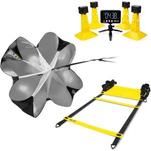 SKLZ Speed Gates, Quick Ladder, and Speed Chute Bundle, A Must Have for Athletes Looking to Improve Their Speed and Agility.
