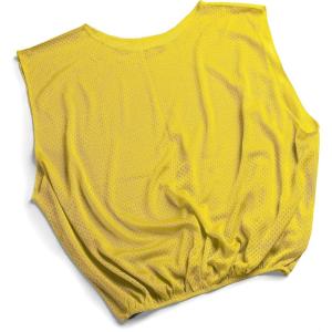 SKLZ Sports Mesh Practice Jersey Pack of 6 – Durable and Breathable Jerseys for Team Sports- Football – Basketball- Soccer(Yellow)