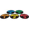 imageSKLZ Training Equipment Shot Spotz Multicolor  Versatile Drills Games 5 Durable Numbered Discs 15 Enhances Spatial Awareness Positioning Suitable for All Basketball Courts