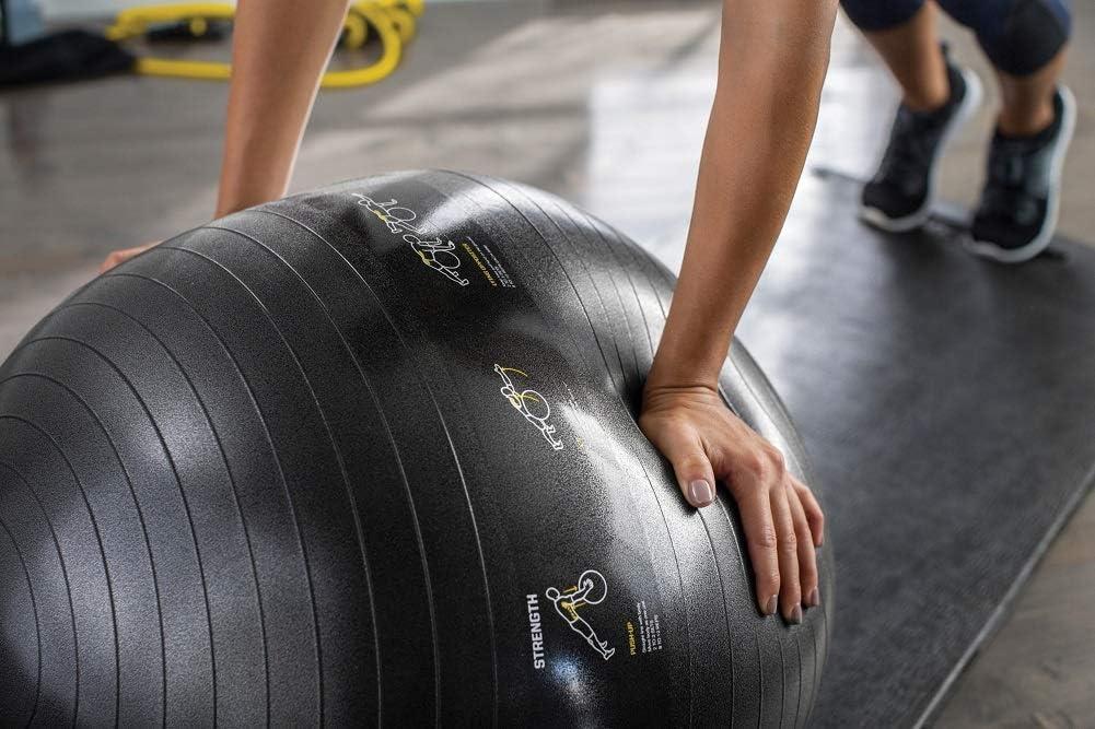 imageSKLZ APDTBSPT04 Trainingsball aufgedruckete bungen 65cm TRAINERball