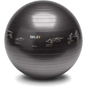 SKLZ APD-TB-SPT-04 Trainingsball aufgedruckete Übungen 65cm TRAINERball