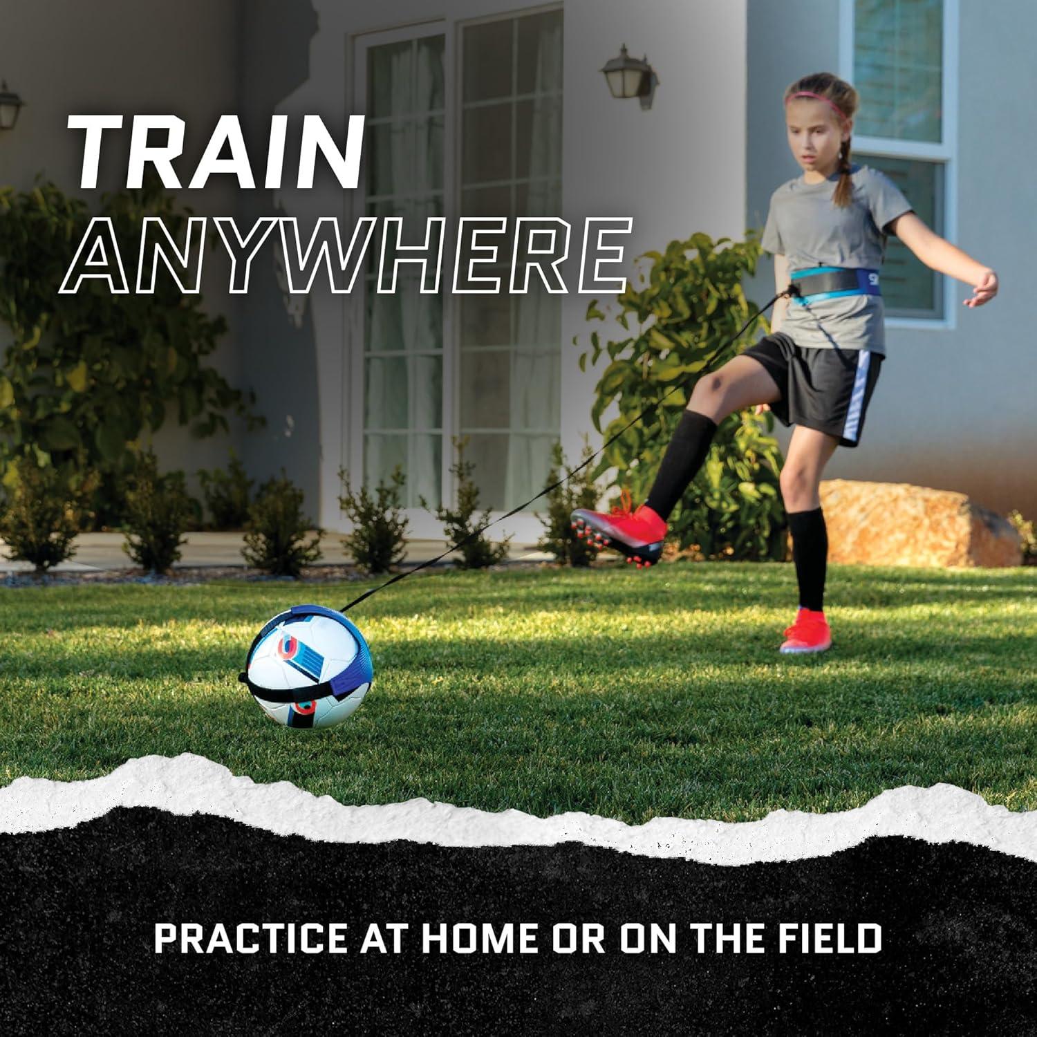 image:imageSKLZ StarKick Solo Soccer Trainer HandsFree Kicking amp Passing Adjustable Cord amp Waistband Youth Training Aid Improves Ball Control Fits Soccer Ball Sizes 35 USA