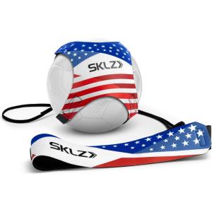 SKLZ Star-Kick Solo Soccer Trainer – Hands-Free Kicking & Passing, Adjustable Cord & Waistband, Youth Training Aid, Improves Ball Control, Fits Soccer Ball Sizes 3–5, USA